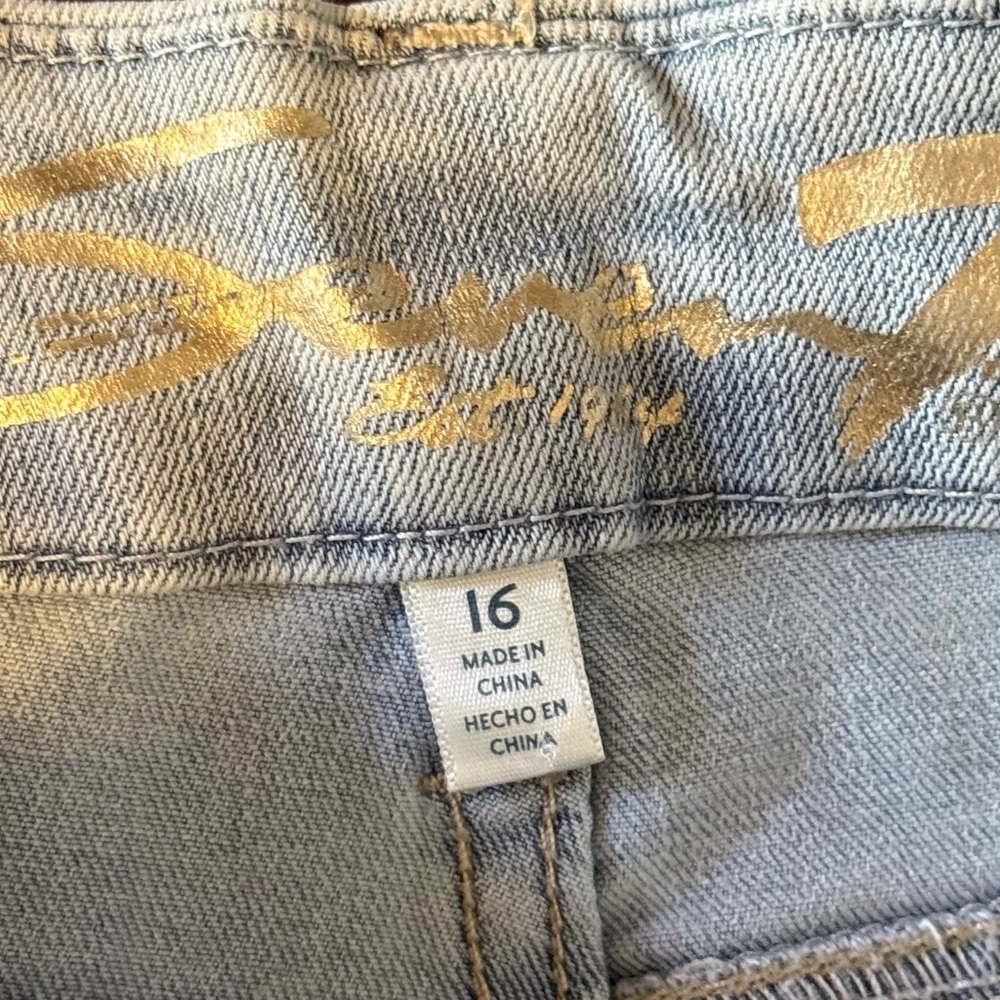 Seven7 Women’s Plus Size Tummyless High Rise Skinny Denim Jeans Size 16 - Picture 6 of 7